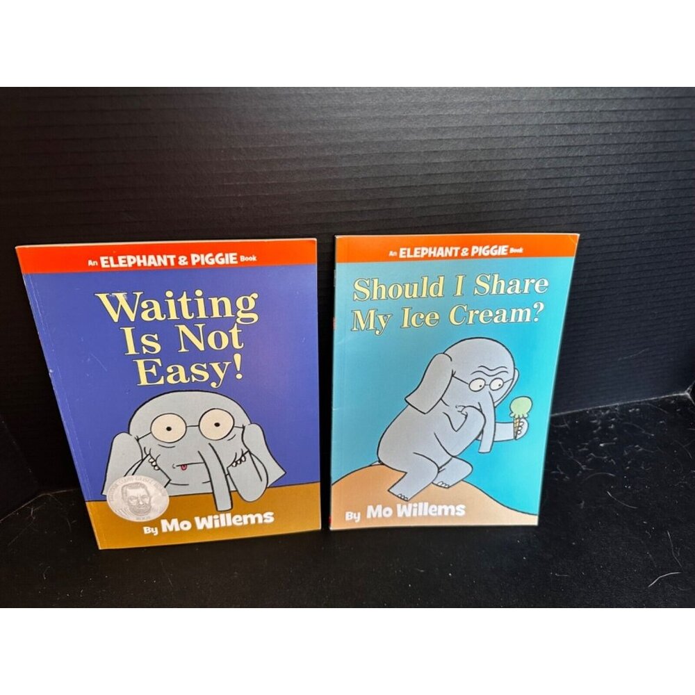 Mo Willems Elephant‎ and Piggie Books Lot Waiting is not easy Should I share ice